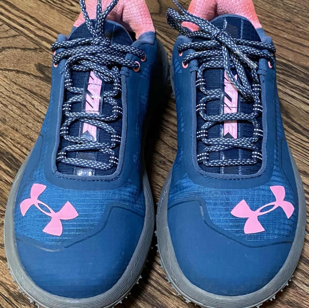 Under Armour Blue/Pink Charged Ortholite Fat Tire